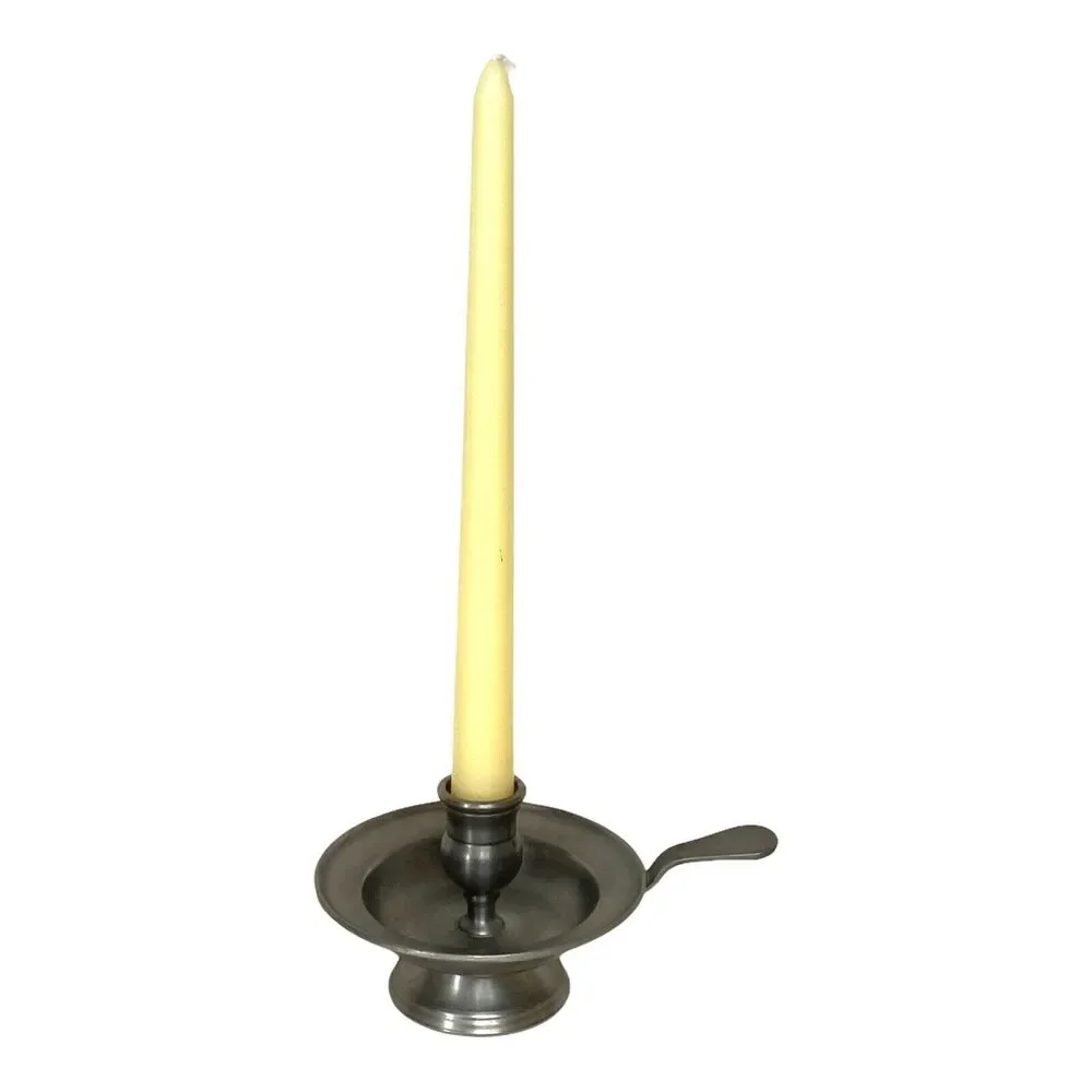 Vintage Kunstvol Koperwerk Souvenirs ETAIN 92% Pewter Candleholder Van Der Wee